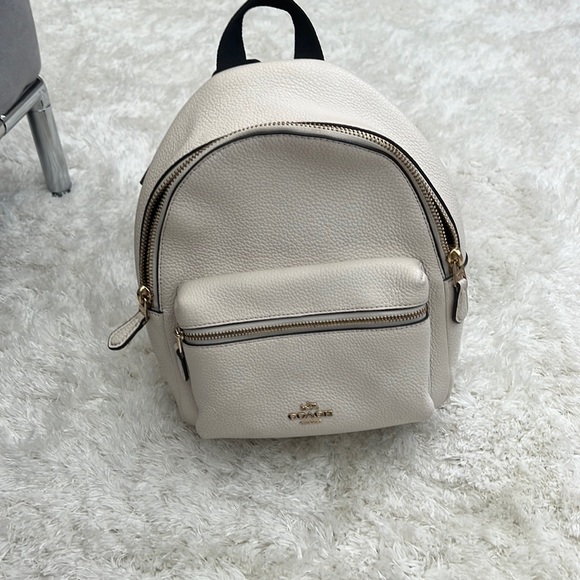 White mini coach backpack - Picture 14 of 15